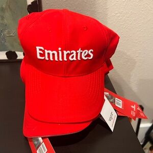 6 Emirates Official Red NWT Cap